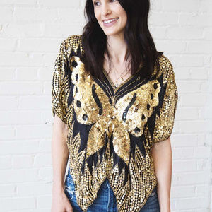 Host Pick  Sequin silk butterfly outfit